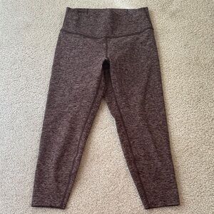 Peloton Heathered Stretch Cropped Leggings